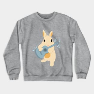 Guitar Bunny Crewneck Sweatshirt